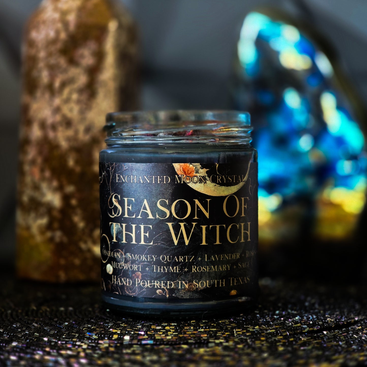 Season of the Witch Candle, Halloween Esthetic, Hedge Witch, Witchy Candles, Samhain, Intention Candle, Spell Work, Transcend, Magic Infused