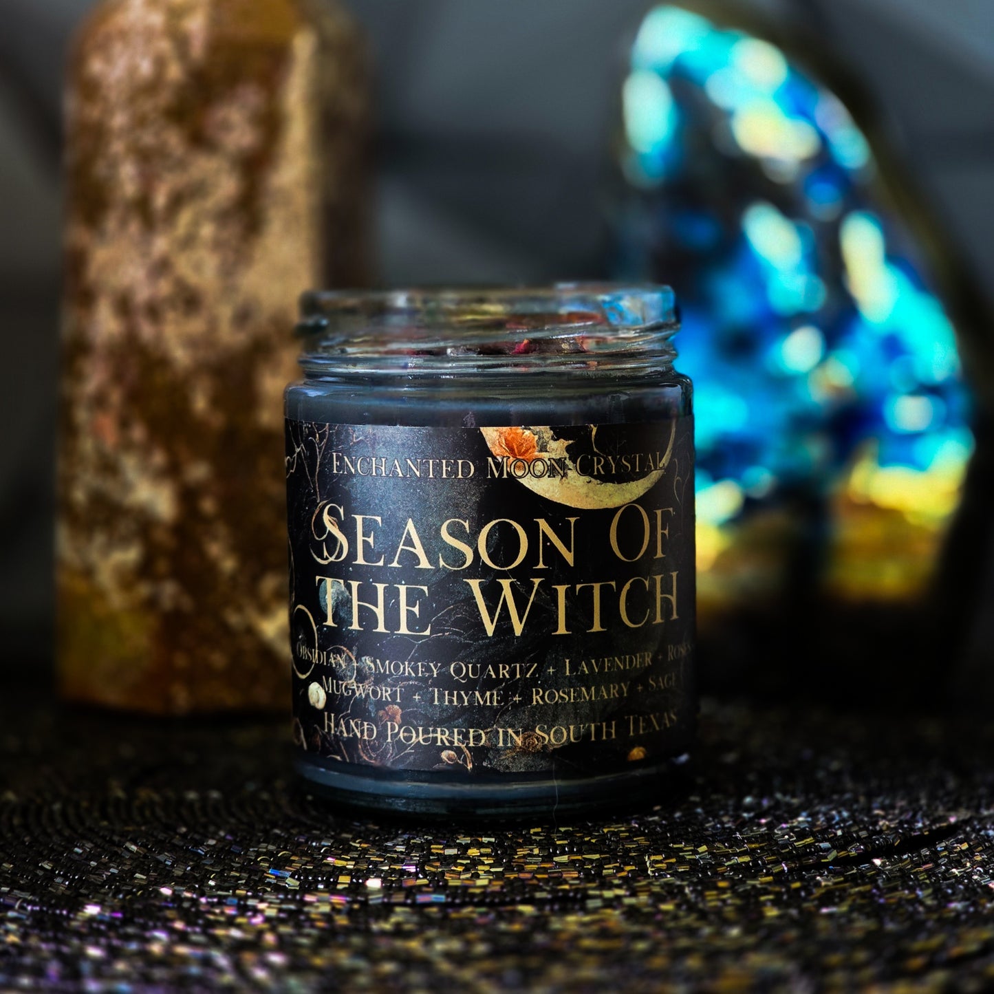 Season of the Witch Candle, Halloween Esthetic, Hedge Witch, Witchy Candles, Samhain, Intention Candle, Spell Work, Transcend, Magic Infused