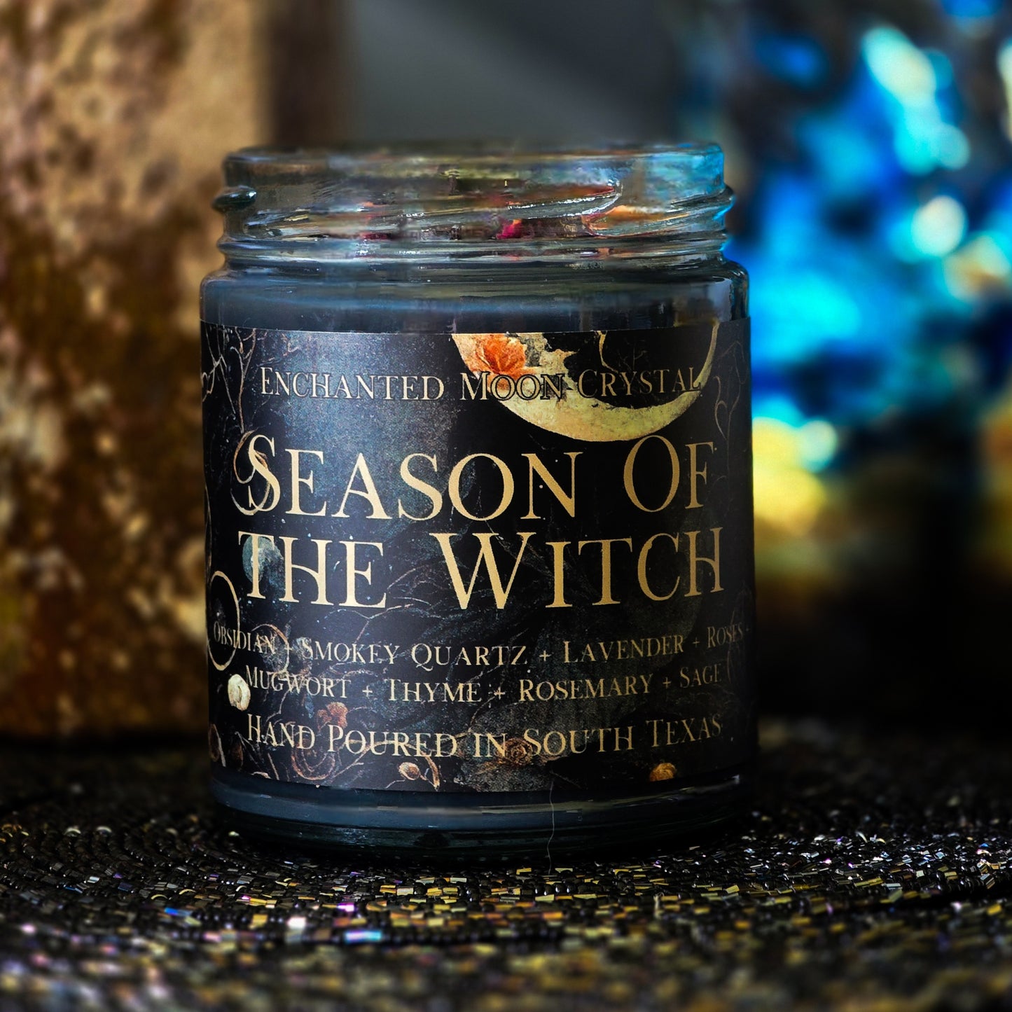 Season of the Witch Candle, Halloween Esthetic, Hedge Witch, Witchy Candles, Samhain, Intention Candle, Spell Work, Transcend, Magic Infused
