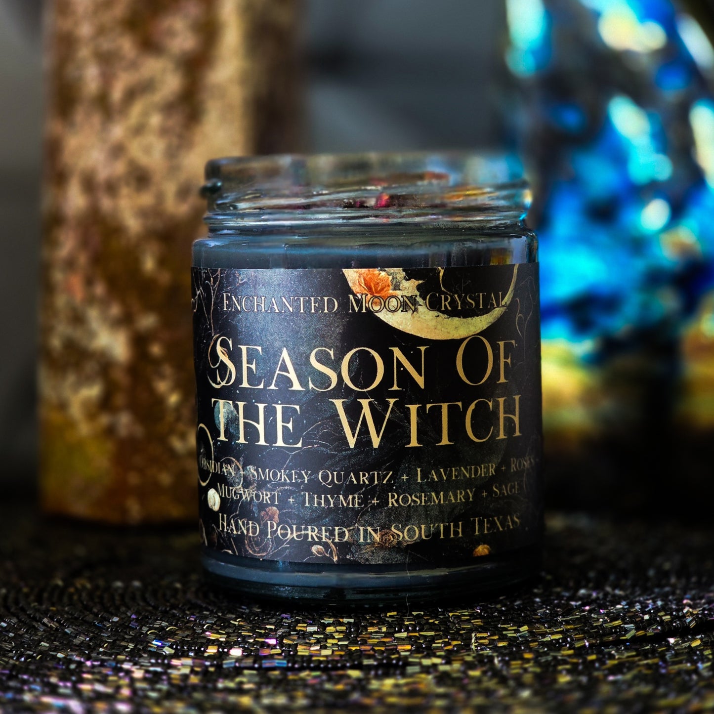 Season of the Witch Candle, Halloween Esthetic, Hedge Witch, Witchy Candles, Samhain, Intention Candle, Spell Work, Transcend, Magic Infused
