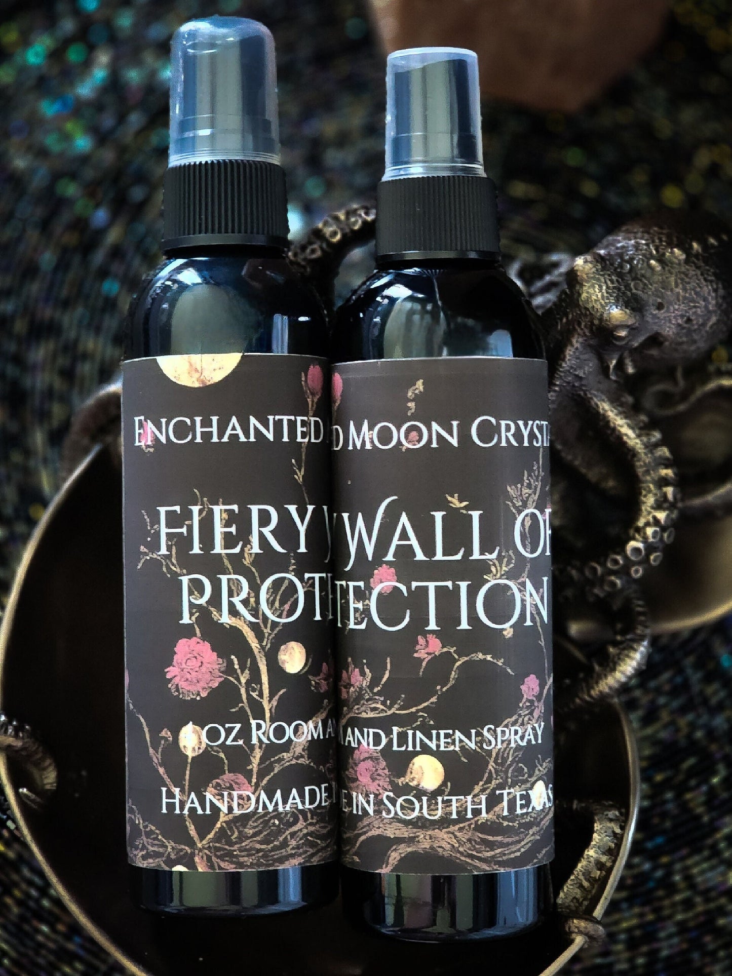 Fiery Wall of Protection Room and Linen Spray, Block Negativity, Curse Removal, Witchcraft Supplies, Banishing, Spiritual House Protection