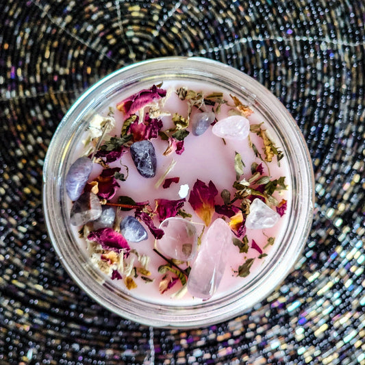 Love and Attraction Candle, Spiritual Alignment, Magnetism, Intimacy, Heart Centered, Healthy Relationships, Soulful Attraction, Twin Flame