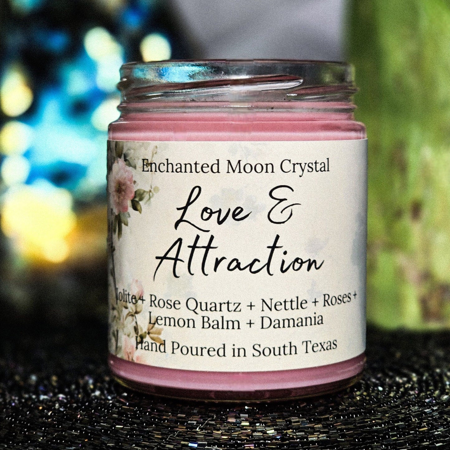 Love and Attraction Candle, Spiritual Alignment, Magnetism, Intimacy, Heart Centered, Healthy Relationships, Soulful Attraction, Twin Flame