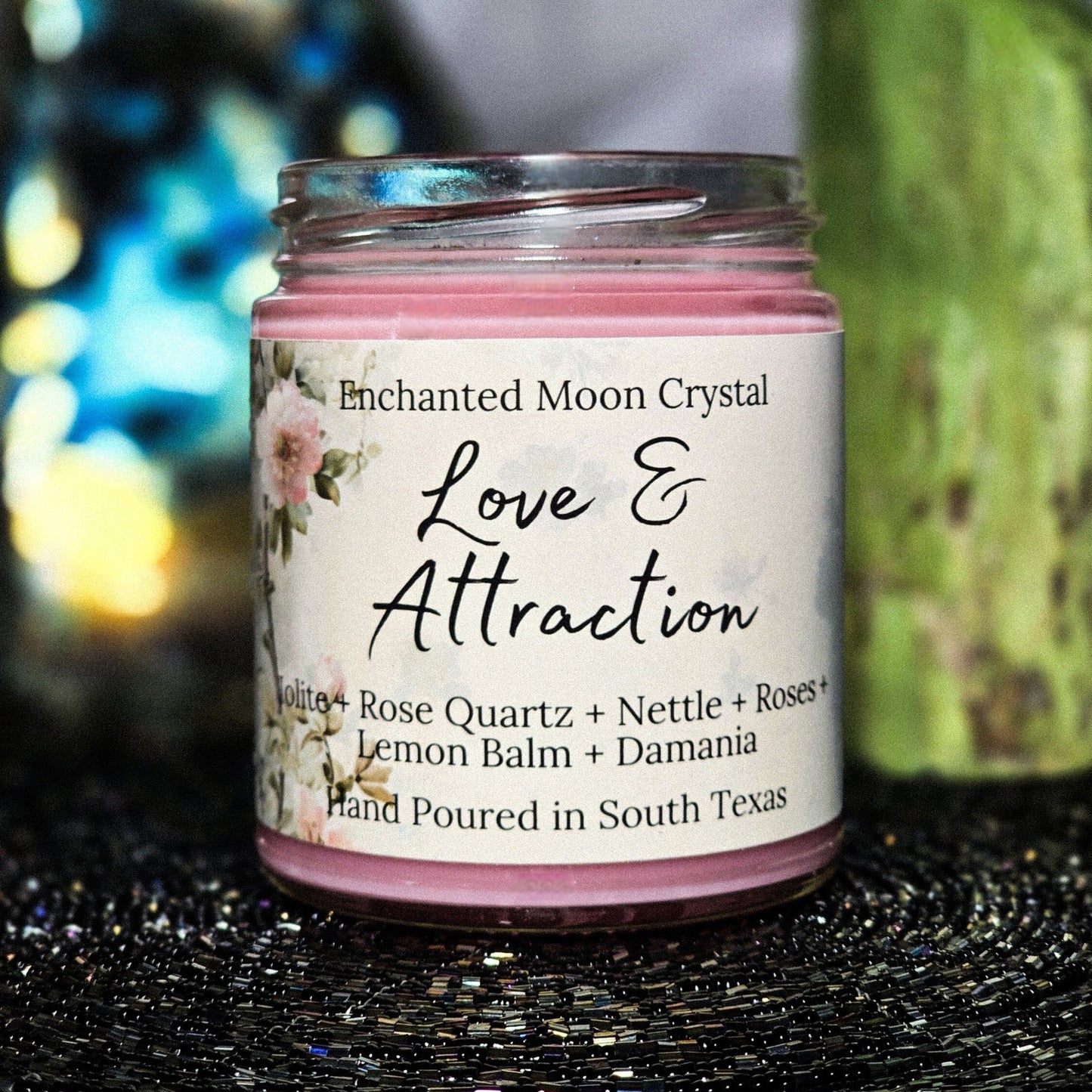Love and Attraction Candle, Spiritual Alignment, Magnetism, Intimacy, Heart Centered, Healthy Relationships, Soulful Attraction, Twin Flame