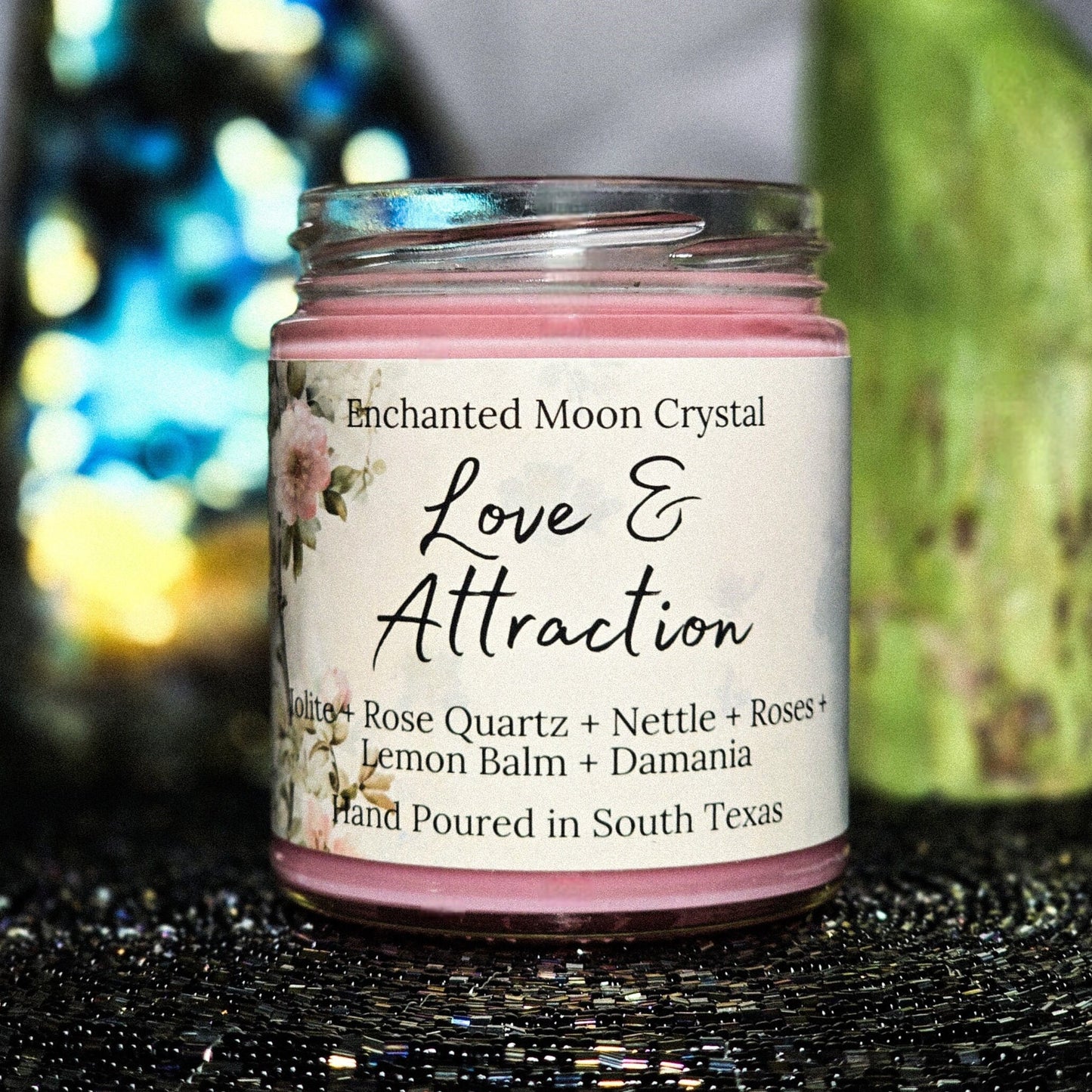 Love and Attraction Candle, Spiritual Alignment, Magnetism, Intimacy, Heart Centered, Healthy Relationships, Soulful Attraction, Twin Flame