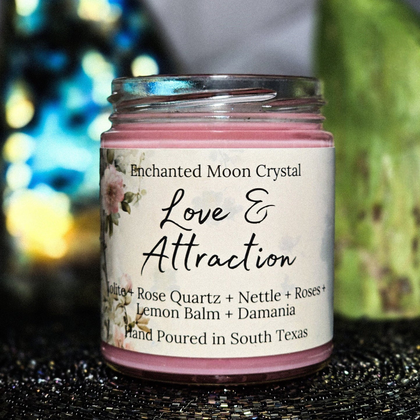Love and Attraction Candle, Spiritual Alignment, Magnetism, Intimacy, Heart Centered, Healthy Relationships, Soulful Attraction, Twin Flame