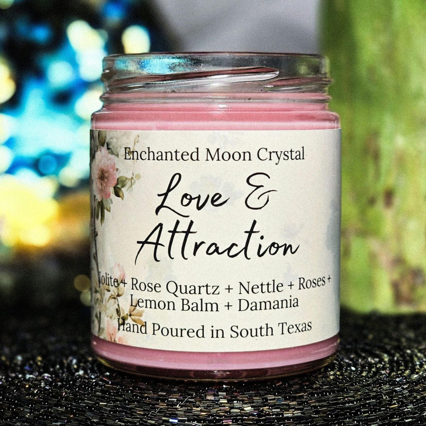 Love and Attraction Candle, Spiritual Alignment, Magnetism, Intimacy, Heart Centered, Healthy Relationships, Soulful Attraction, Twin Flame