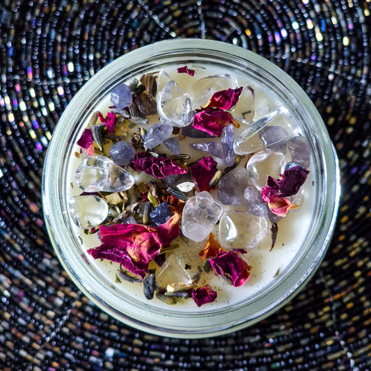 Clarity Candle, Spiritual Wisdom, Third Eye, Focus, Psychic Protection, Trust the Universe, Discernment, Higher Self, Subconscious Mind