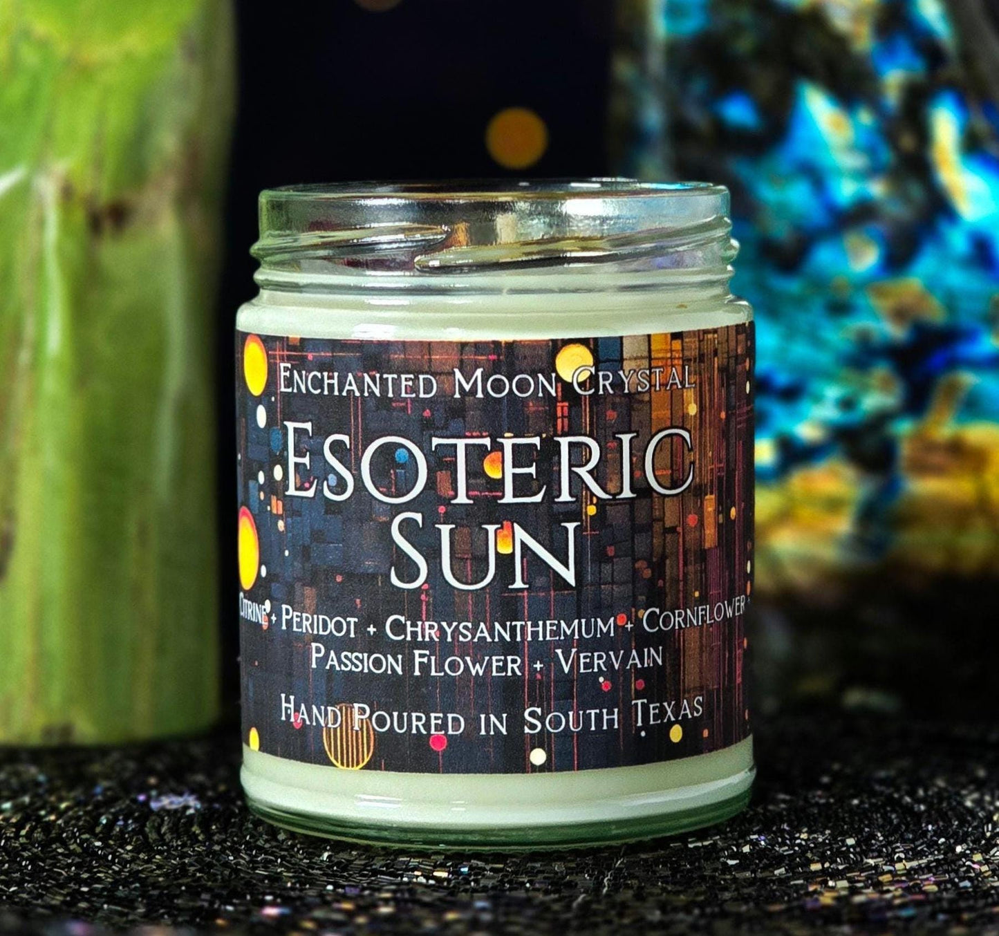 Esoteric Sun Candle, Occult Study, Ancient History, Sacred Symbols, Alchemist, Vril, Enlightenment, Stoicism, Spiritual Guidance, Altar