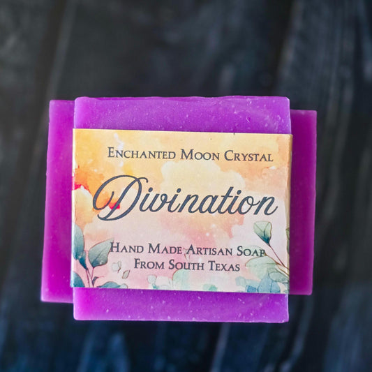 Divination Soap, Handcrafted Artisan Soap, Ritual Bath Soap, Spiritual Cleanse, Spiritual Guidance, Witchcraft Soap, Black Raspberry Vanilla