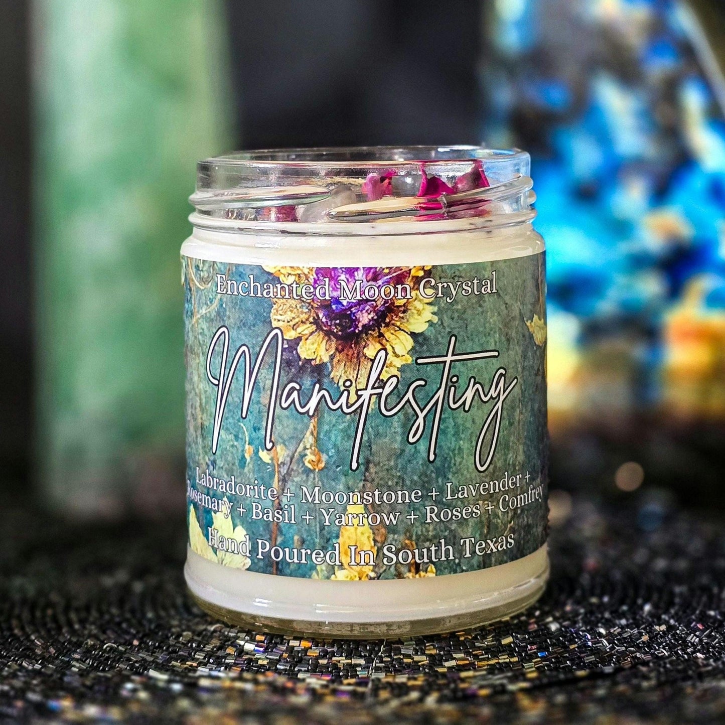 Manifesting Ritual Candle, Intention Setting, Goal Achievement, Abundance, Positive Energy, Law of Attraction, Spiritual Alignment, Focus