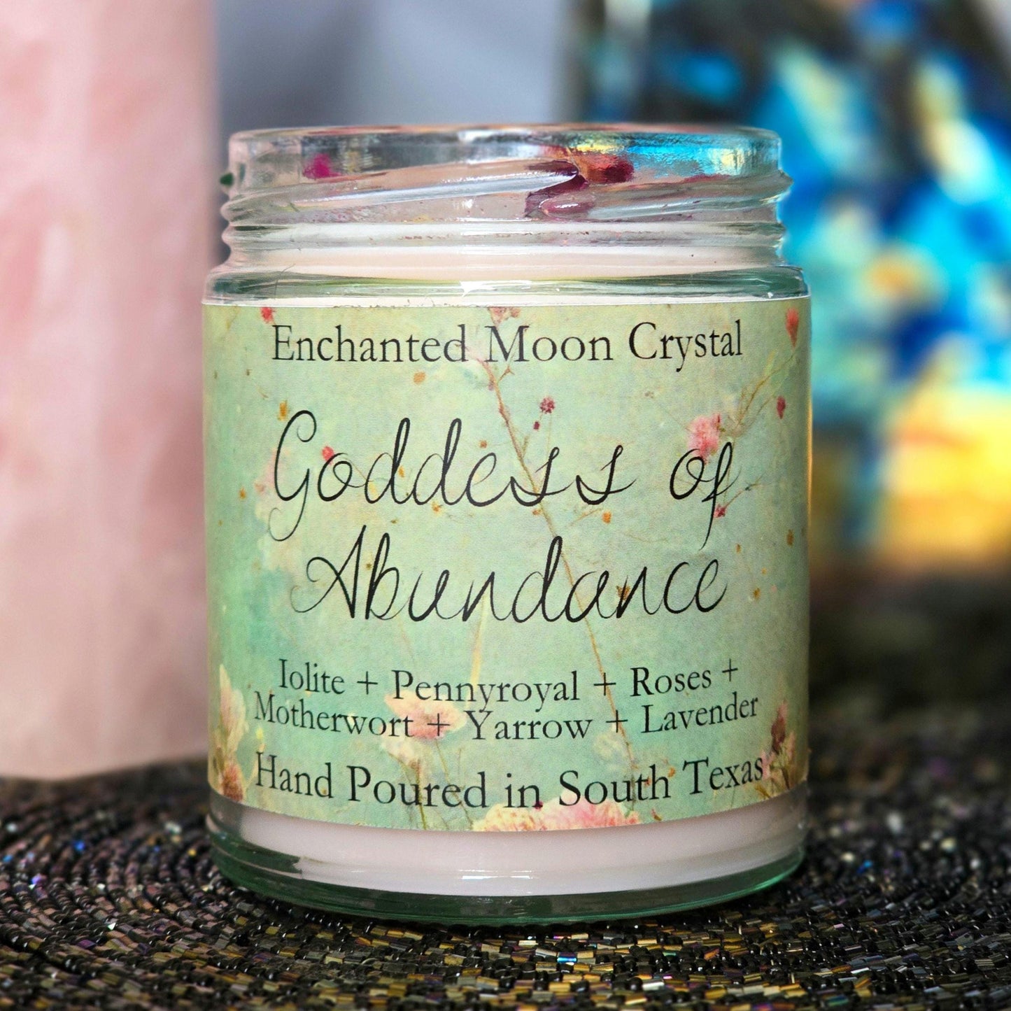 Goddess Of Abundance Candle, Confidence, Self Care, Divine Feminine, Inner Beauty, Spiritual Growth, Prosperity, Law of Attraction, Manifest