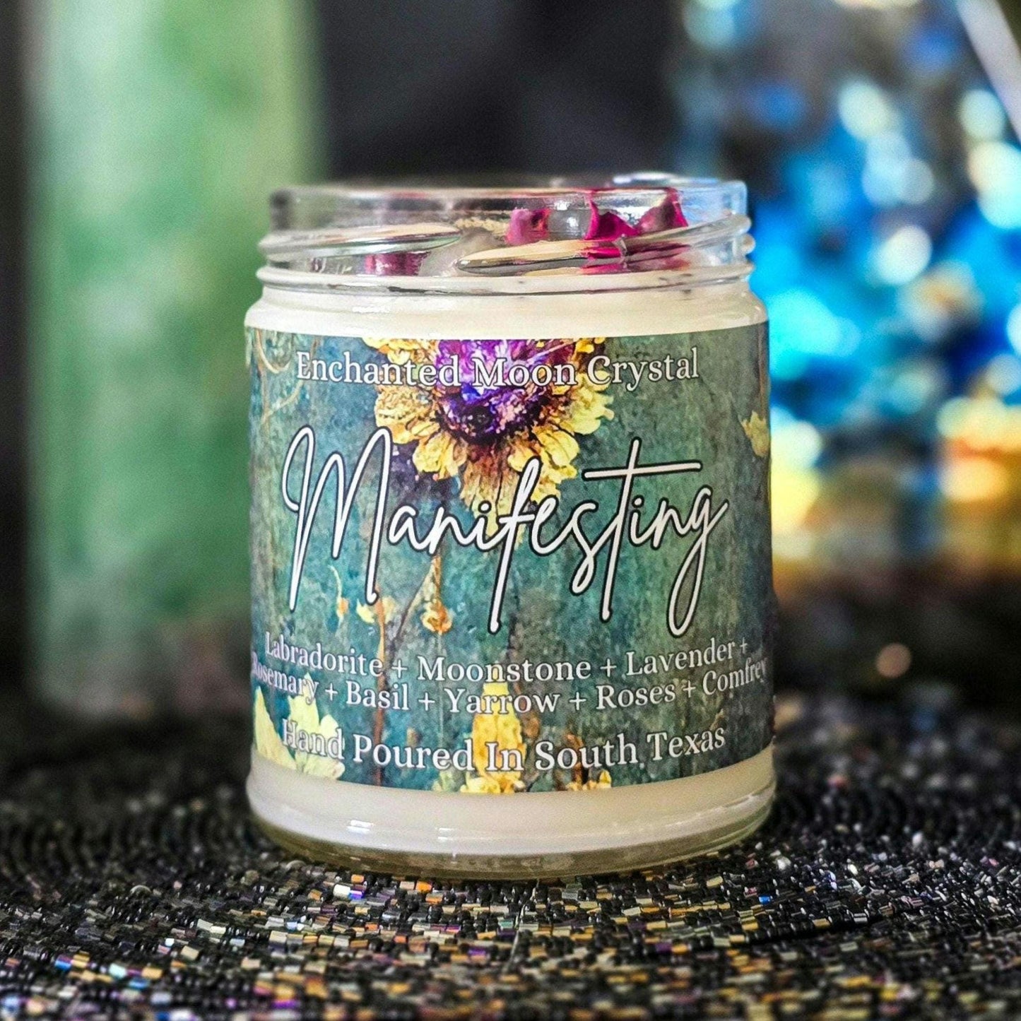 Manifesting Ritual Candle, Intention Setting, Goal Achievement, Abundance, Positive Energy, Law of Attraction, Spiritual Alignment, Focus