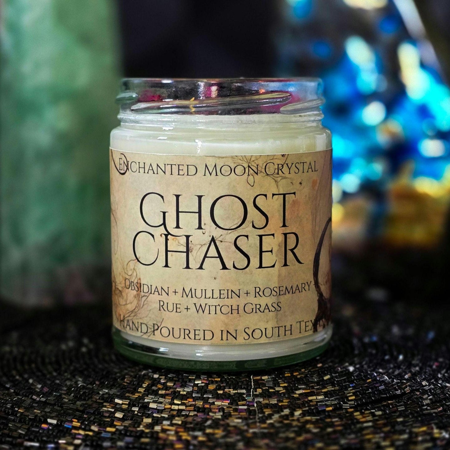 Ghost Chaser Candle, Banish Negativity, Protection Spell, Paranormal Disturbance, Restore Peace, Cleanse Space, Remove Spirits