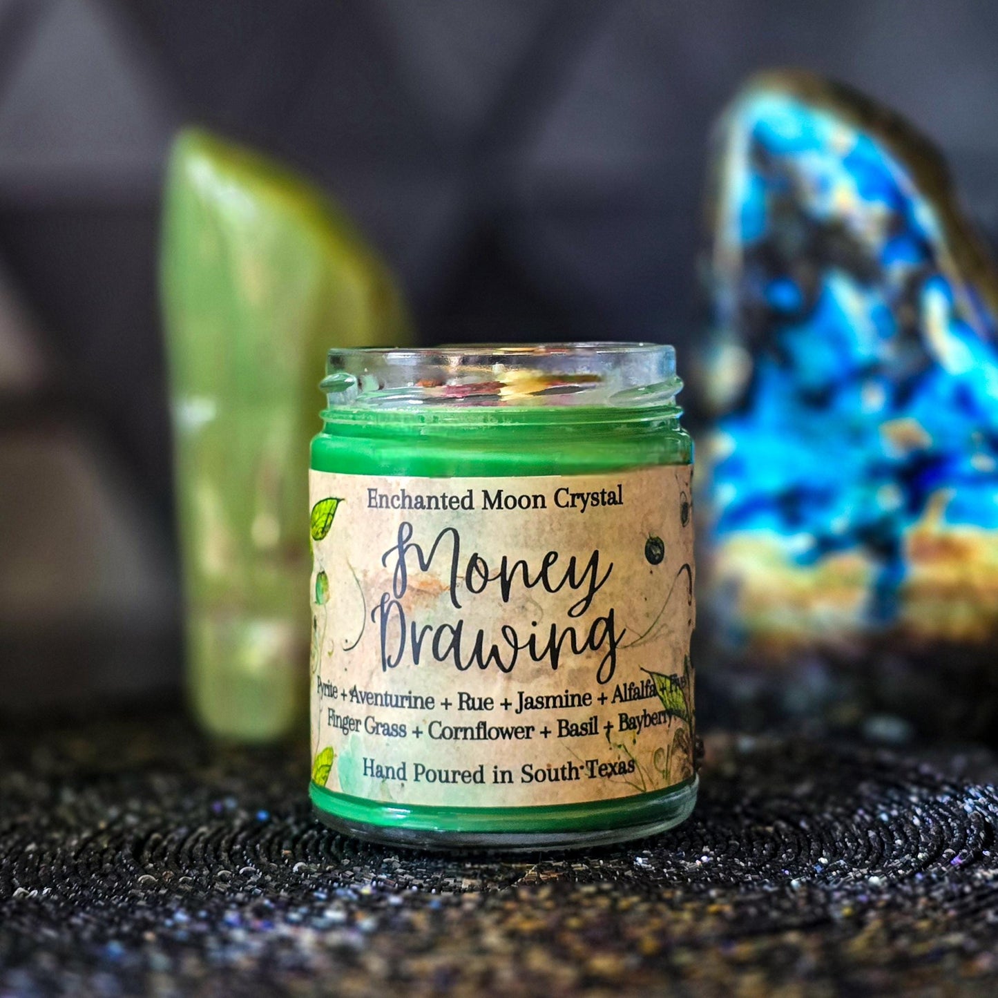 Money Drawing Candle, Money Spell, Witchcraft Supplies, Wealth, Success, Manifest Abundance, Hoodoo, Manifesting Ritual, Law of Attraction