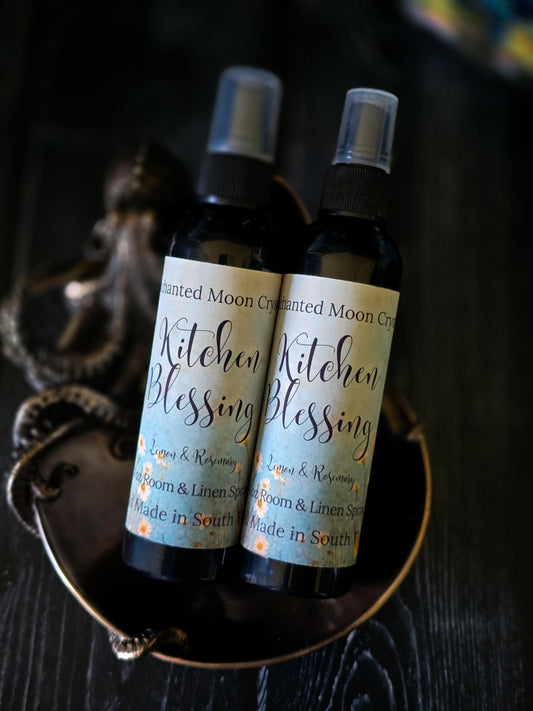 Kitchen Blessing Room and Linen Spray, Block Negativity, High Vibrational, Witchcraft Supplies, Spiritual Cleanse, Nature Witch, Hedge Witch