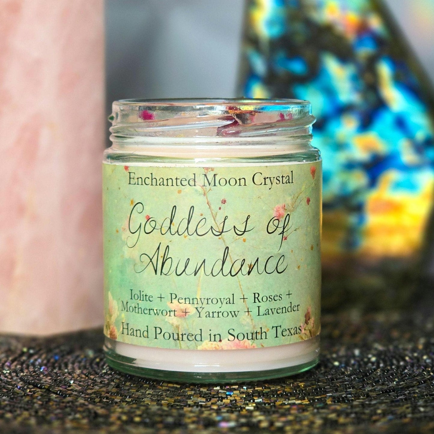 Goddess Of Abundance Candle, Confidence, Self Care, Divine Feminine, Inner Beauty, Spiritual Growth, Prosperity, Law of Attraction, Manifest