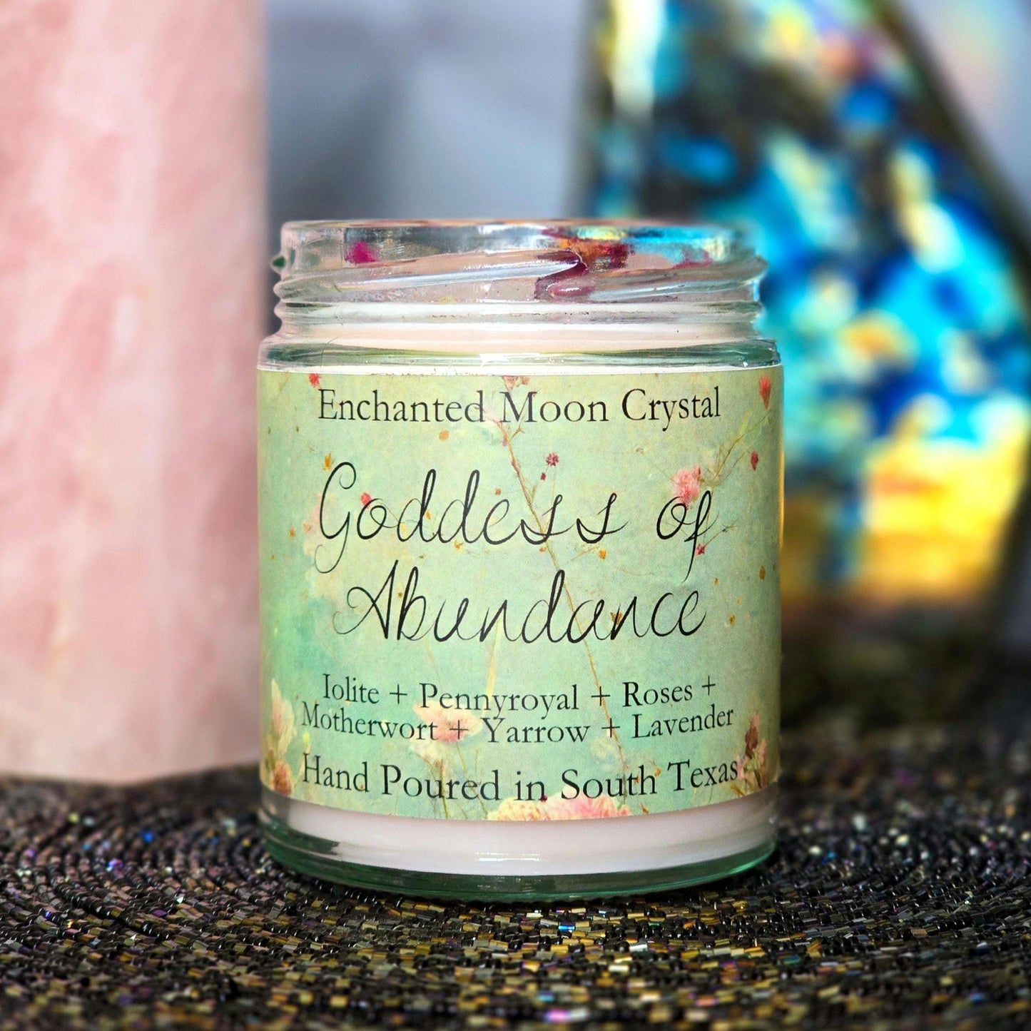 Goddess Of Abundance Candle, Confidence, Self Care, Divine Feminine, Inner Beauty, Spiritual Growth, Prosperity, Law of Attraction, Manifest