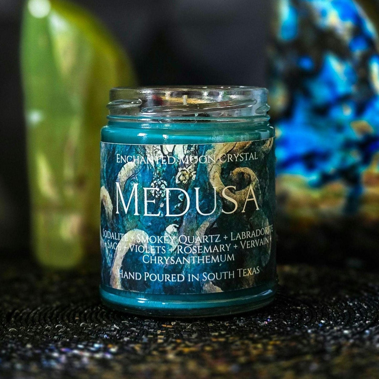 Medusa Candle, Mystical Beauty, Dark Feminine, Divine Feminine, Greek Goddess Ritual Candles, Protection, Spiritual Growth, Inner Strength