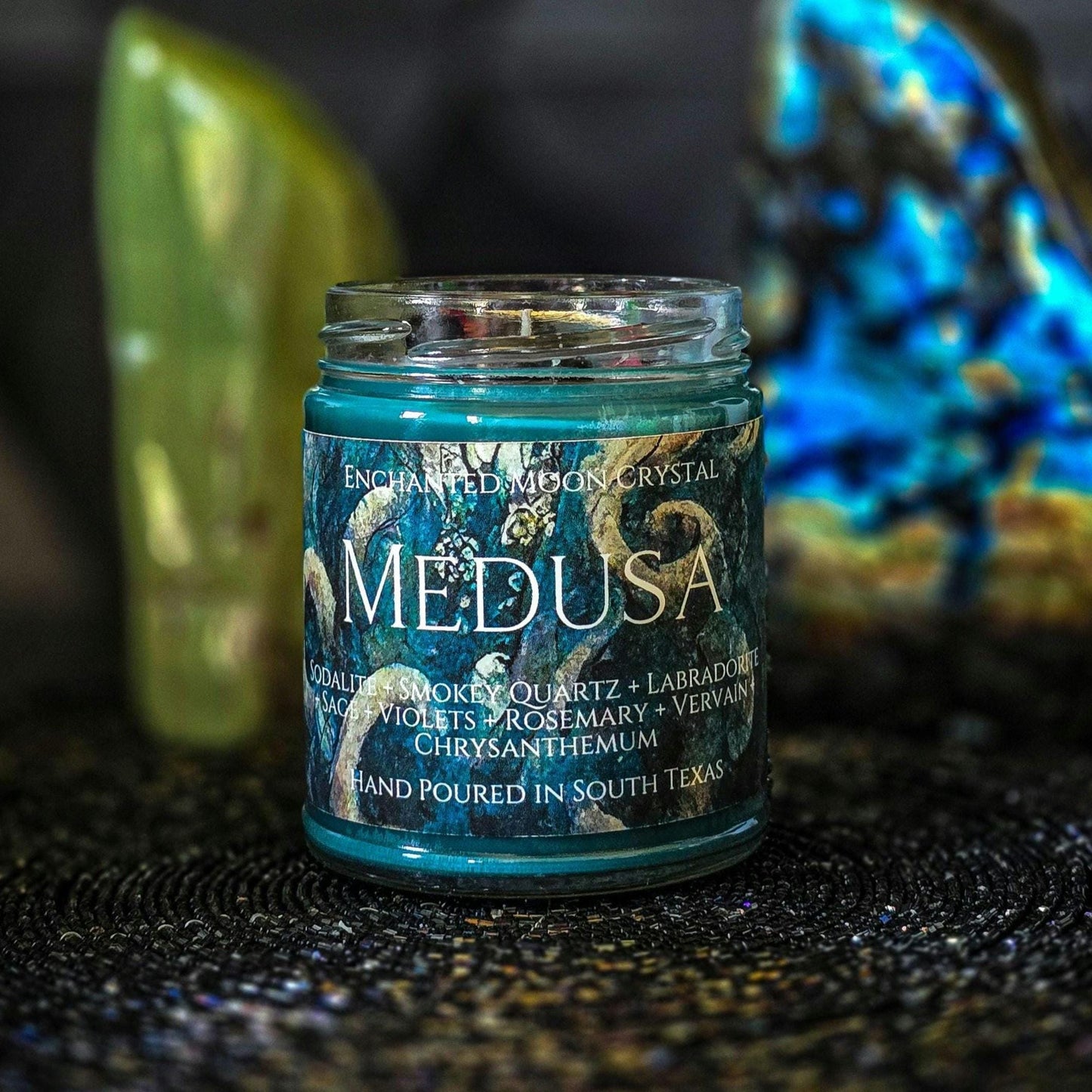 Medusa Candle, Mystical Beauty, Dark Feminine, Divine Feminine, Greek Goddess Ritual Candles, Protection, Spiritual Growth, Inner Strength