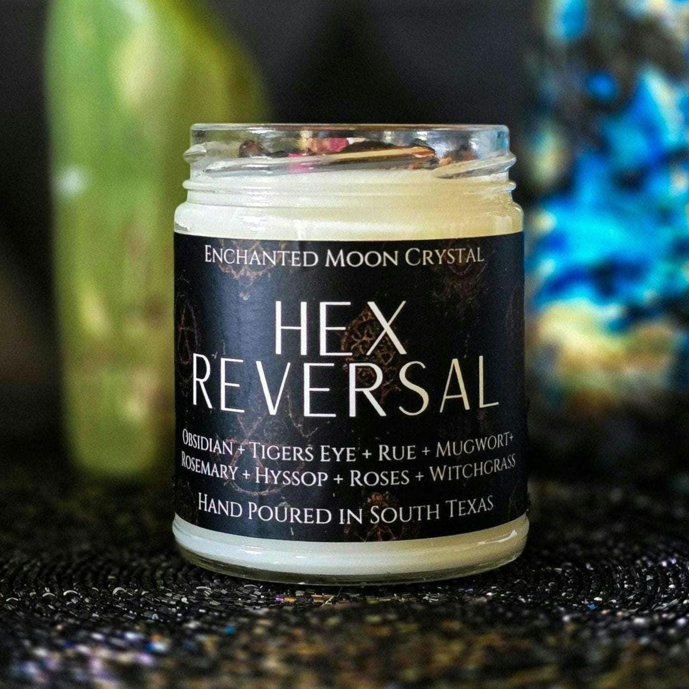 Hex Reverse Candle, Spiritual Cleanse, Clear Negativity, Protection Spell, Witchcraft Supplies, Block Psychic Attack, Back To Sender, Spells