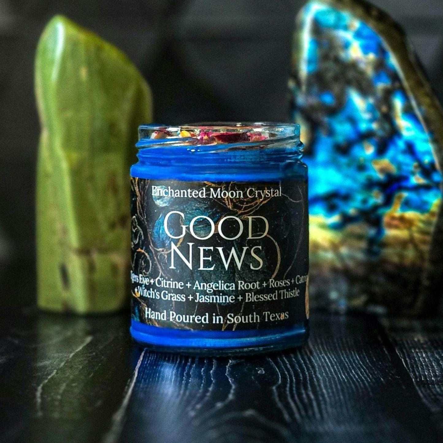 Good News Candle, Positive Energy, Manifesting, Intention Candle, Good Luck Spell, Clear Negativity, Ritual Spell Candle, Spiritual Guidance