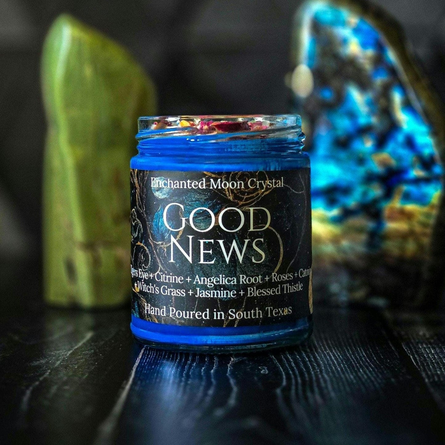 Good News Candle, Positive Energy, Manifesting, Intention Candle, Good Luck Spell, Clear Negativity, Ritual Spell Candle, Spiritual Guidance