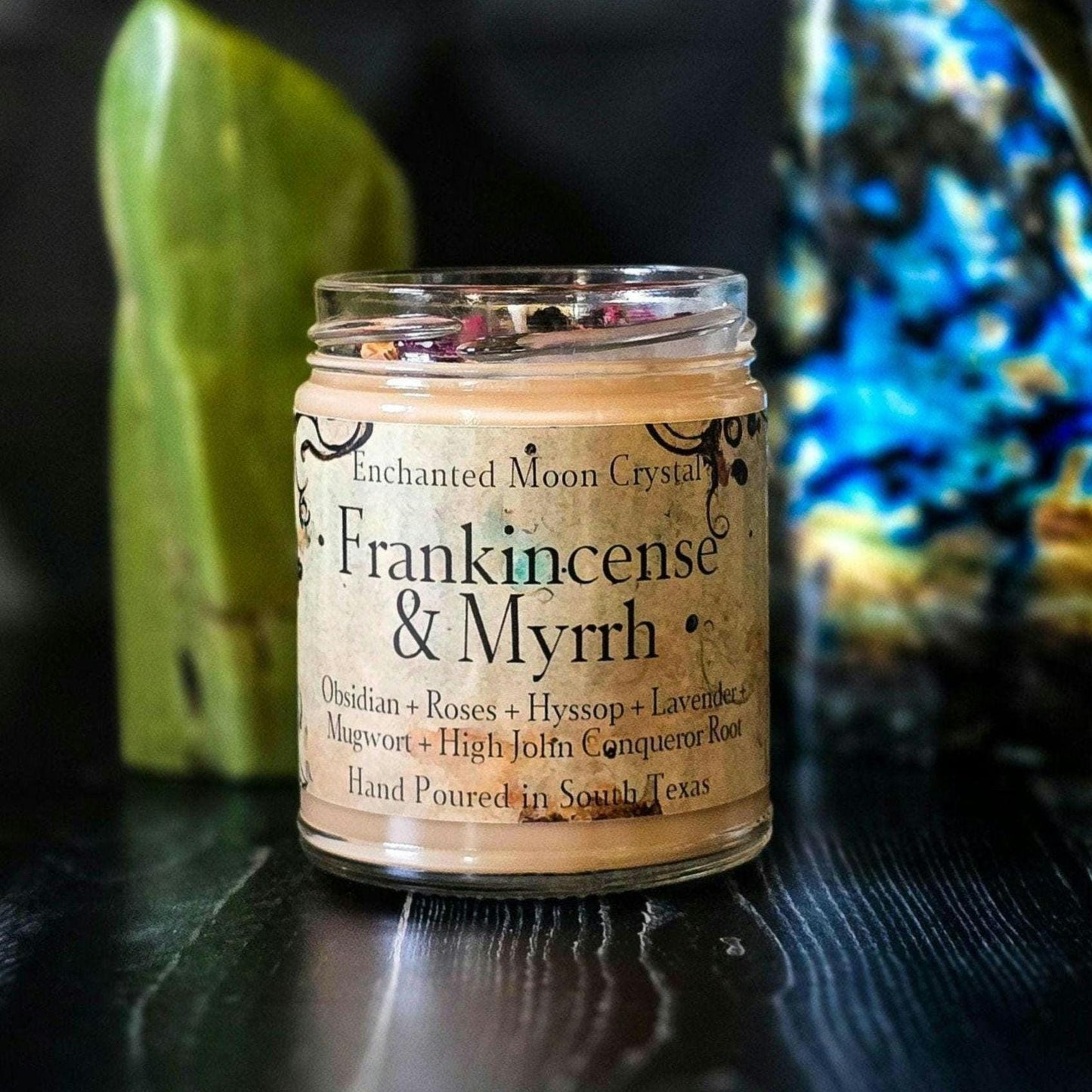 Frankincense & Myrrh Candle, Spiritual Cleanse, Protection, Healing Energy, Spiritual Guidance, Calming Aromatherapy, Meditation, Ritual