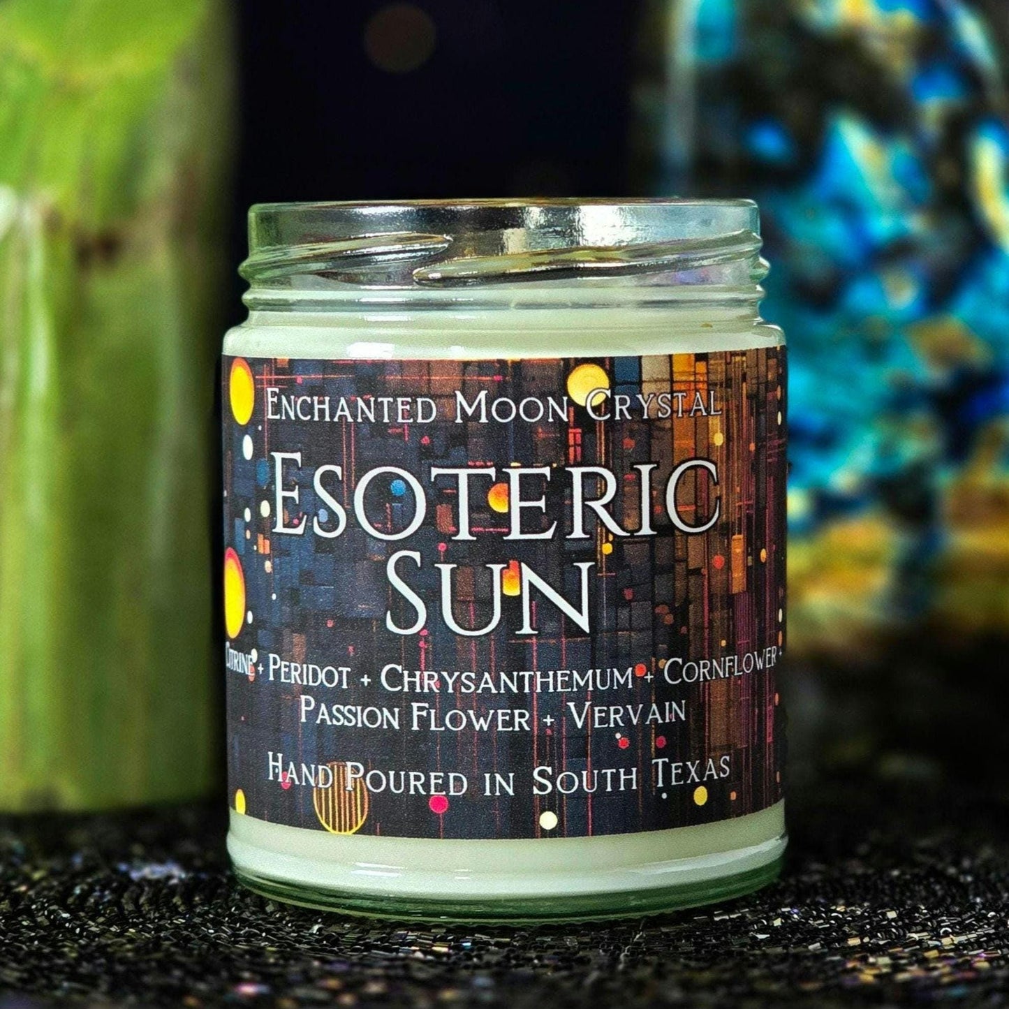 Esoteric Sun Candle, Occult Study, Ancient History, Sacred Symbols, Alchemist, Vril, Enlightenment, Stoicism, Spiritual Guidance, Altar
