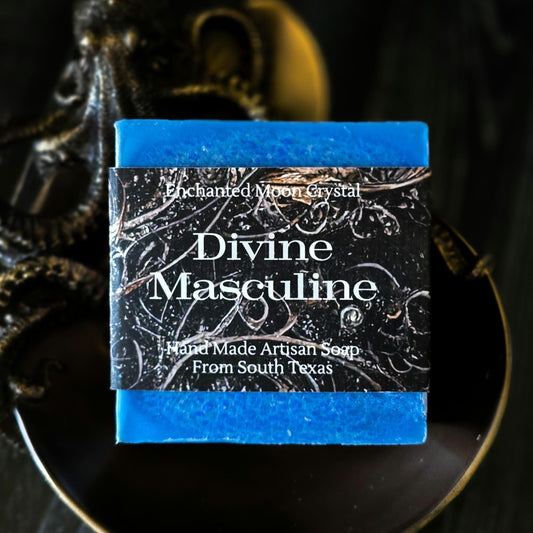 Divine Masculine Soap, Handcrafted Artisan Soap, Ritual Bath Soap, Spiritual Cleanse, Spiritual Guidance, Witchcraft Soap, Spiritual Wisdom