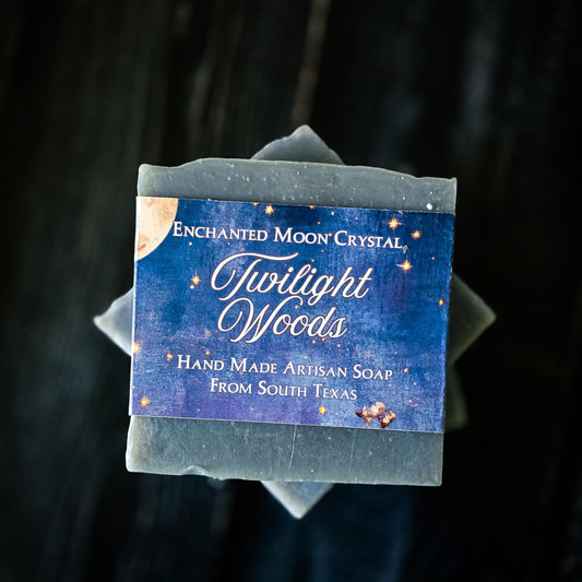 Twilight Woods Soap, Handcrafted Artisan Soap, Ritual Bath Soap, Gothic Romance, Nature Witch, Enchantment, Witchcraft Supplies