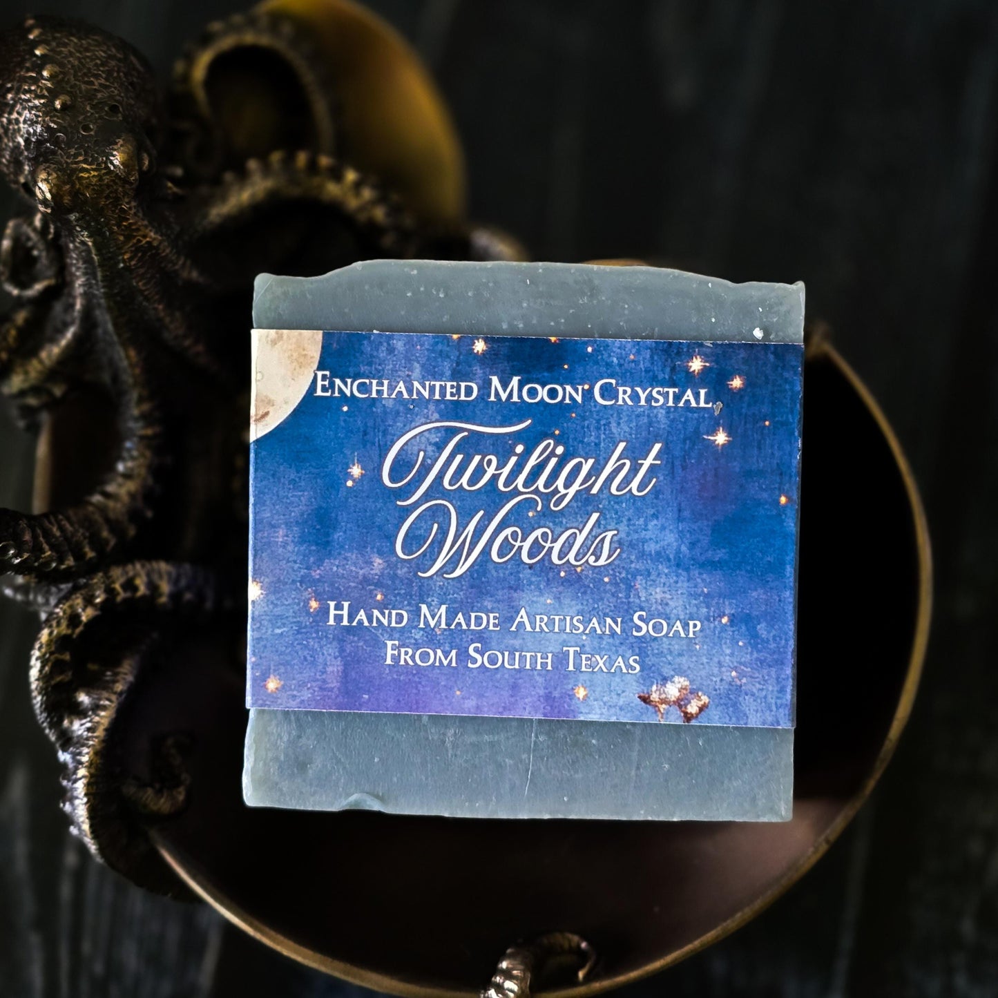 Twilight Woods Soap, Handcrafted Artisan Soap, Ritual Bath Soap, Gothic Romance, Nature Witch, Enchantment, Witchcraft Supplies