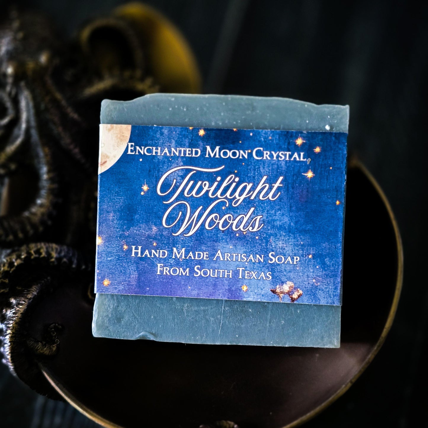 Twilight Woods Soap, Handcrafted Artisan Soap, Ritual Bath Soap, Gothic Romance, Nature Witch, Enchantment, Witchcraft Supplies