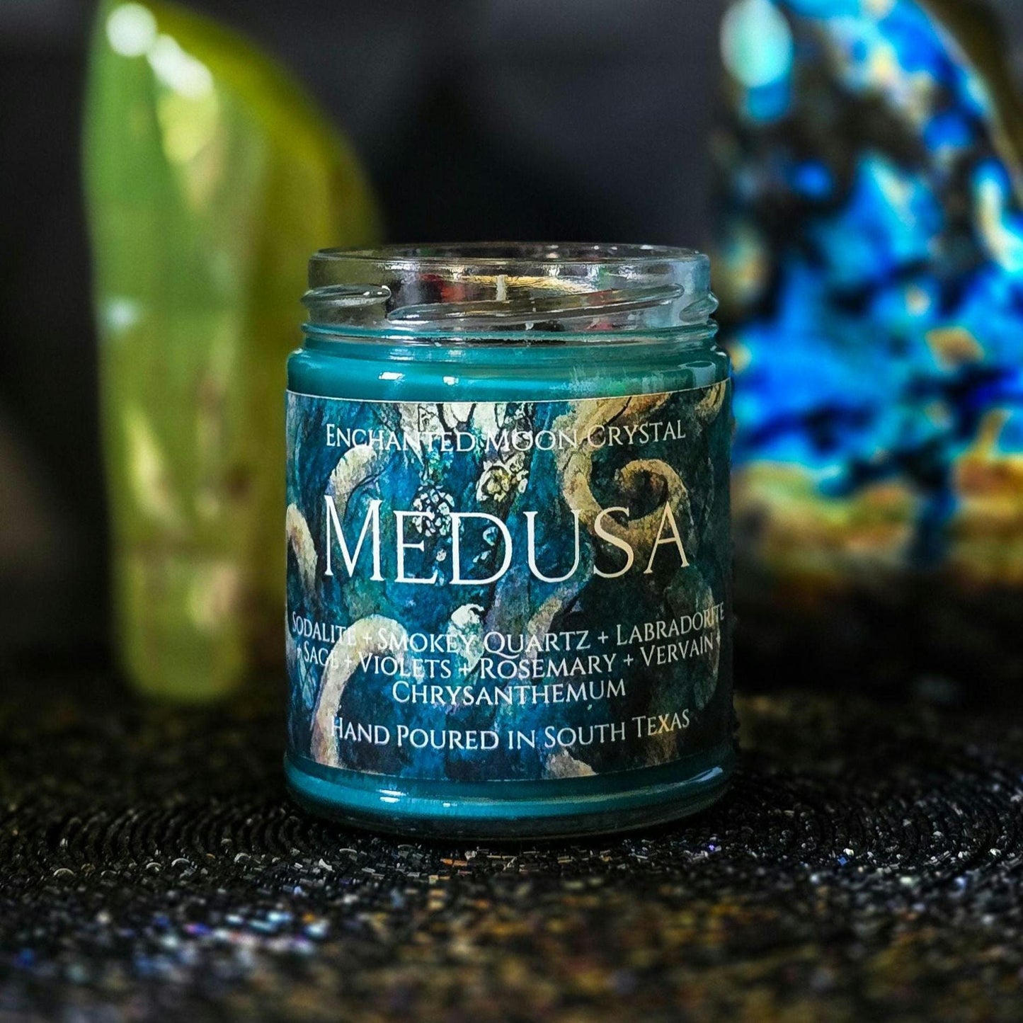 Medusa Candle, Mystical Beauty, Dark Feminine, Divine Feminine, Greek Goddess Ritual Candles, Protection, Spiritual Growth, Inner Strength