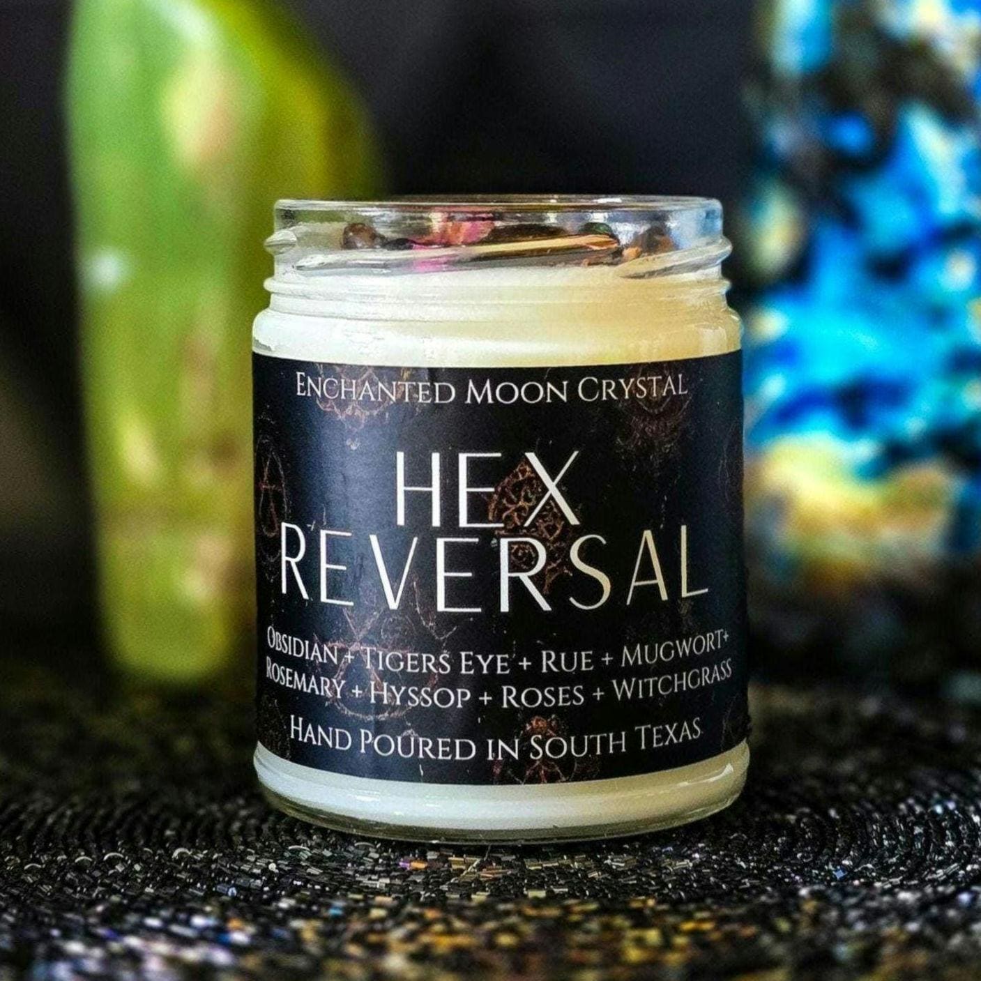Hex Reverse Candle, Spiritual Cleanse, Clear Negativity, Protection Spell, Witchcraft Supplies, Block Psychic Attack, Back To Sender, Spells