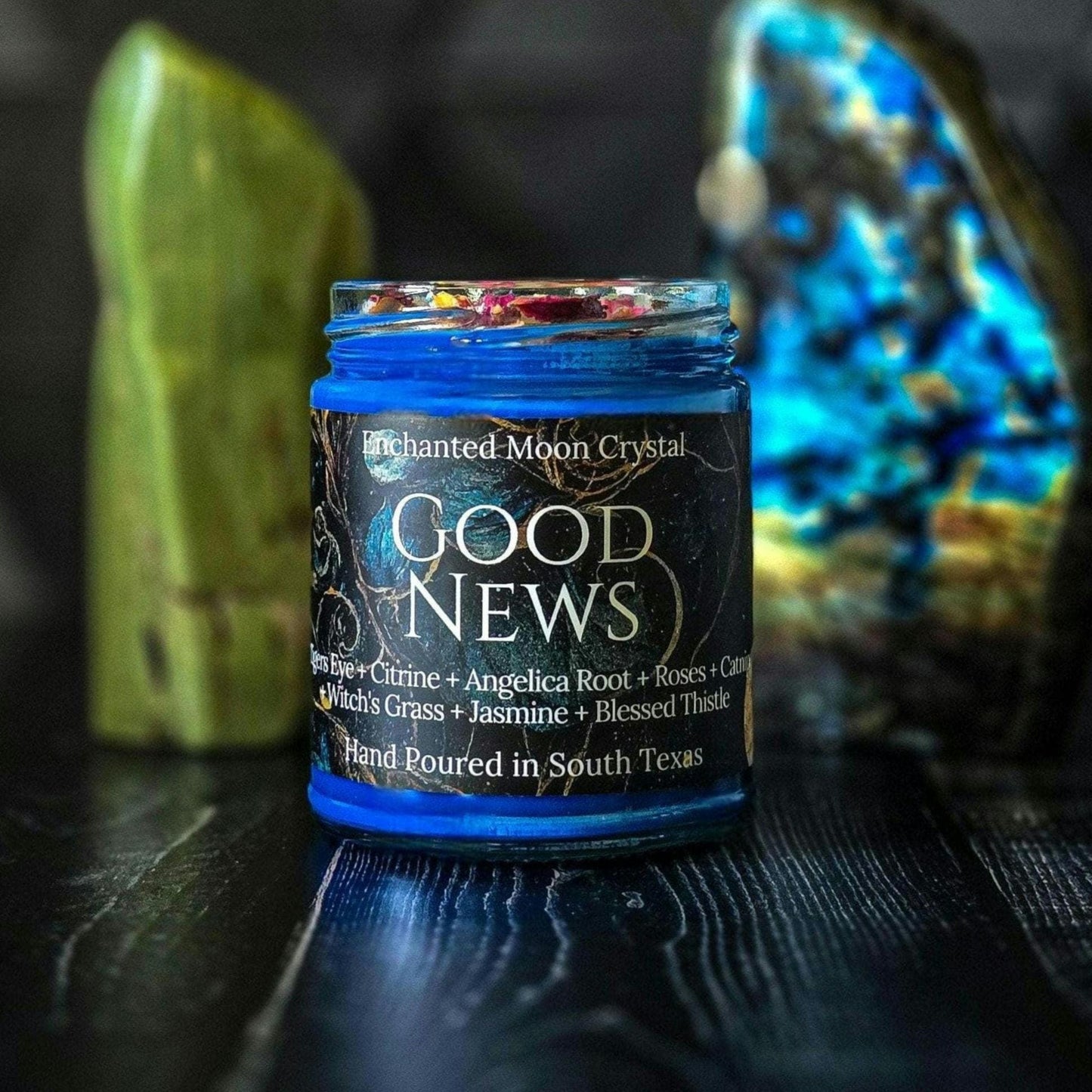 Good News Candle, Positive Energy, Manifesting, Intention Candle, Good Luck Spell, Clear Negativity, Ritual Spell Candle, Spiritual Guidance