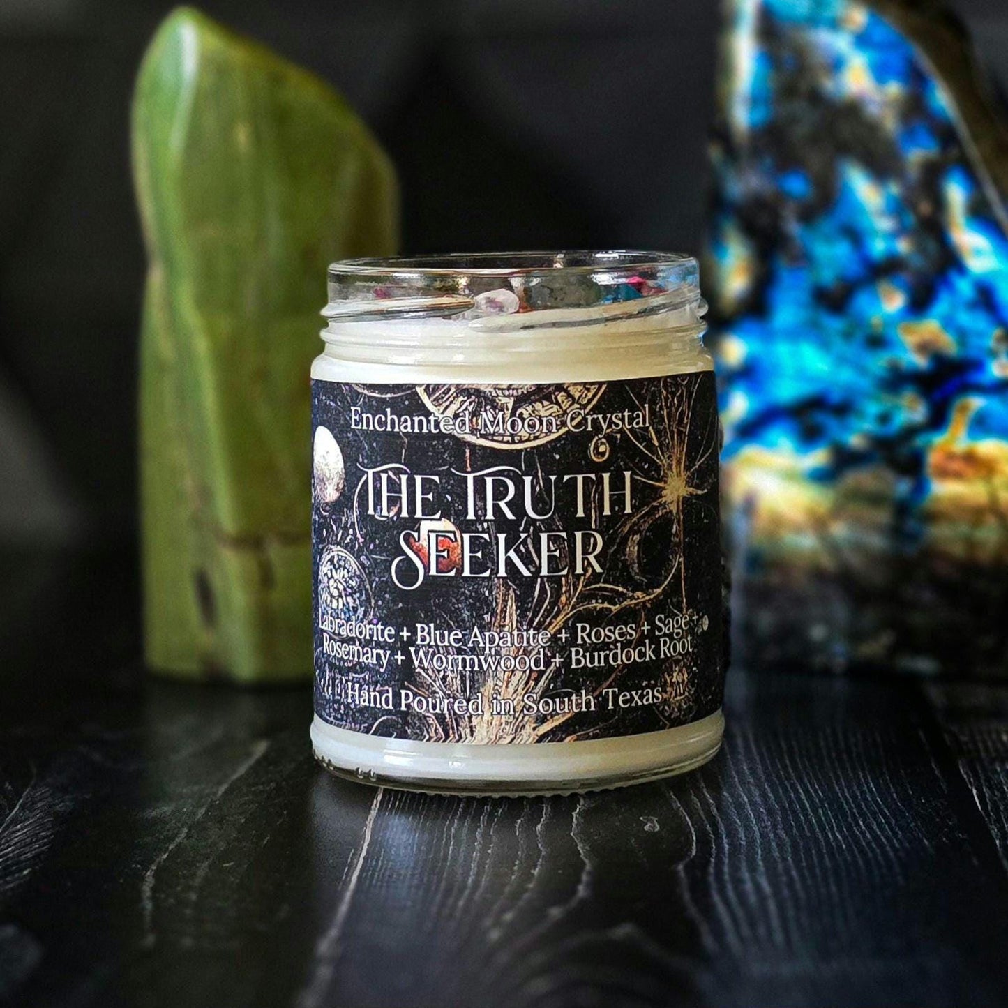 The Truth Seeker Candle, Secret Societies, Ancient Wisdom, Rabbit Hole, Conspiracy, Discernment, Red Pilled, Hidden Truth, Lifting the Veil