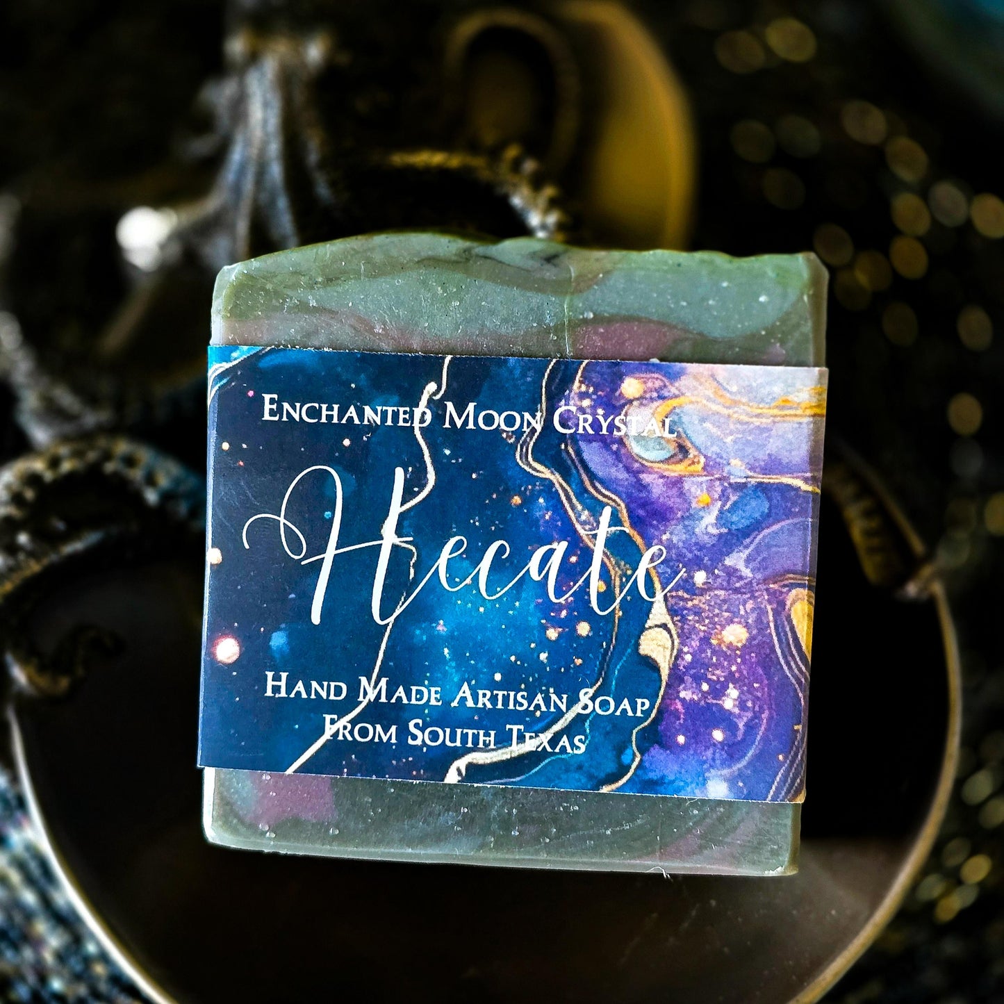 Hecate Sea Moss Soap, Handcrafted Artisan Soap, Ritual Bath, Spiritual Cleanse, Water Witch, Witchcraft Soap, Moon bath ritual