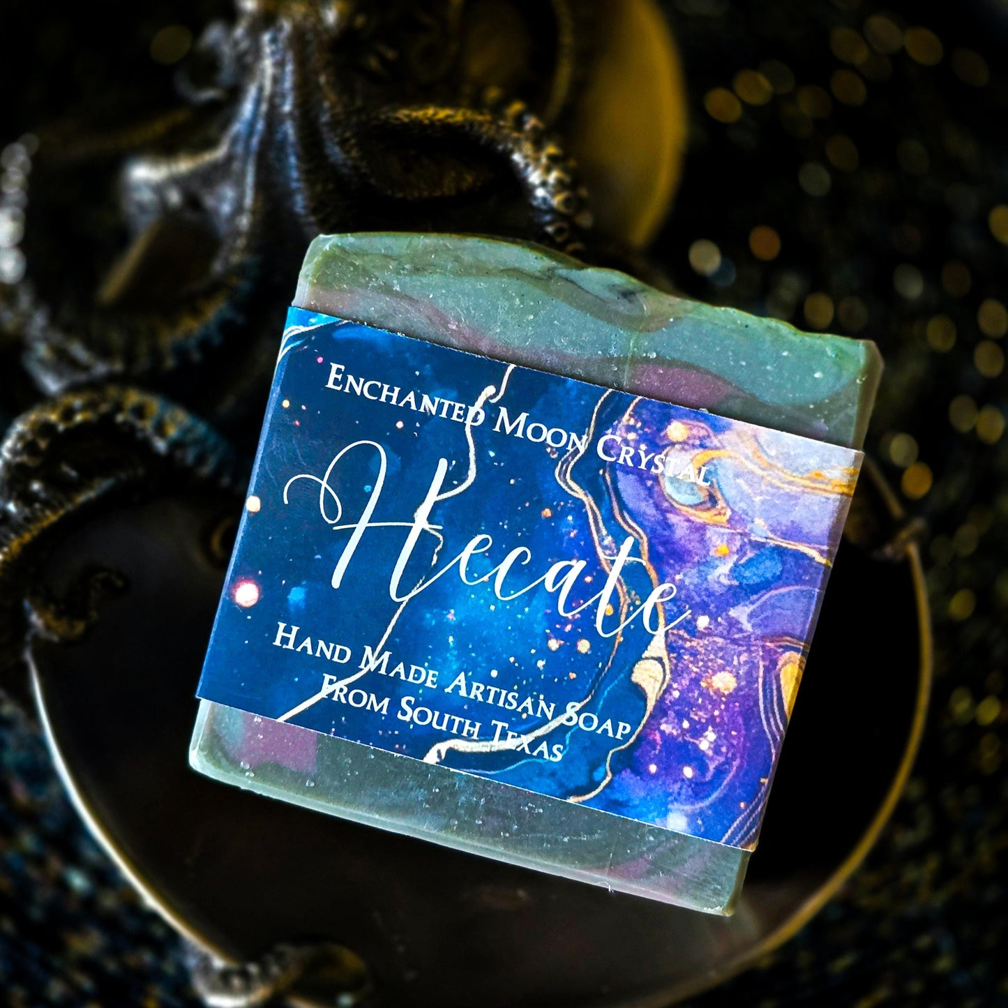 Hecate Sea Moss Soap, Handcrafted Artisan Soap, Ritual Bath, Spiritual Cleanse, Water Witch, Witchcraft Soap, Moon bath ritual