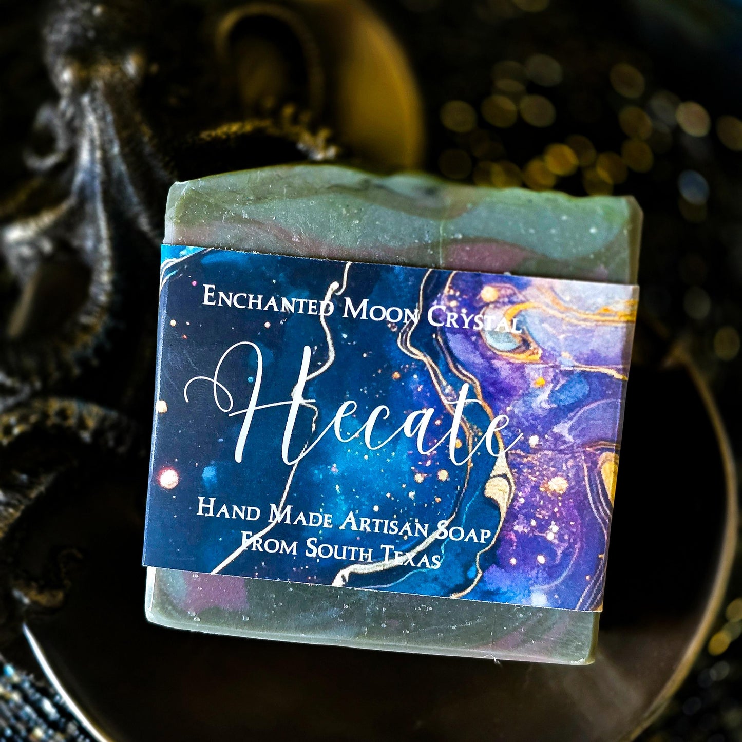 Hecate Sea Moss Soap, Handcrafted Artisan Soap, Ritual Bath, Spiritual Cleanse, Water Witch, Witchcraft Soap, Moon bath ritual