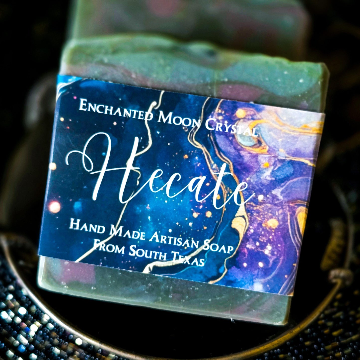 Hecate Sea Moss Soap, Handcrafted Artisan Soap, Ritual Bath, Spiritual Cleanse, Water Witch, Witchcraft Soap, Moon bath ritual