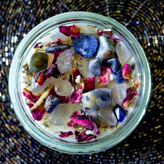 555 Embracing Change Candle, Spiritual Wisdom, Inner Peace, Sacred Alignment, Heart Centered, Higher Self, Meditation Ritual, Transformation