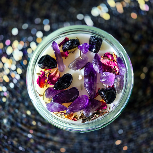 Witching Hour Candle, Intuition candle, Spiritual Protection, Ritual Candle, Mystic Energy, Energy Cleanse, Moon Magic, Night Magic, Spell