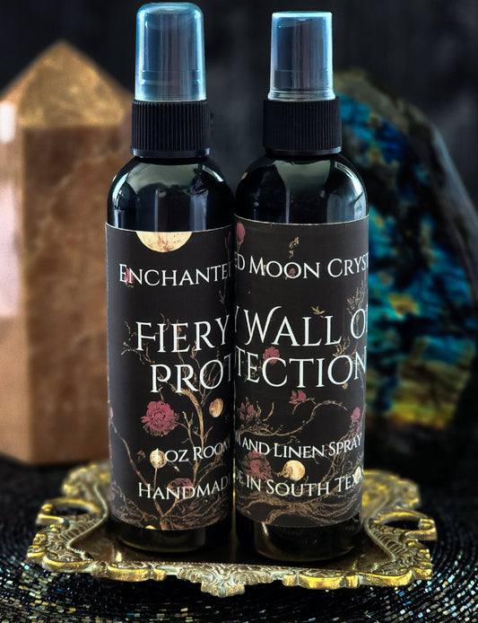 Fiery Wall of Protection Room and Linen Spray, Block Negativity, Curse Removal, Witchcraft Supplies, Banishing, Spiritual House Protection
