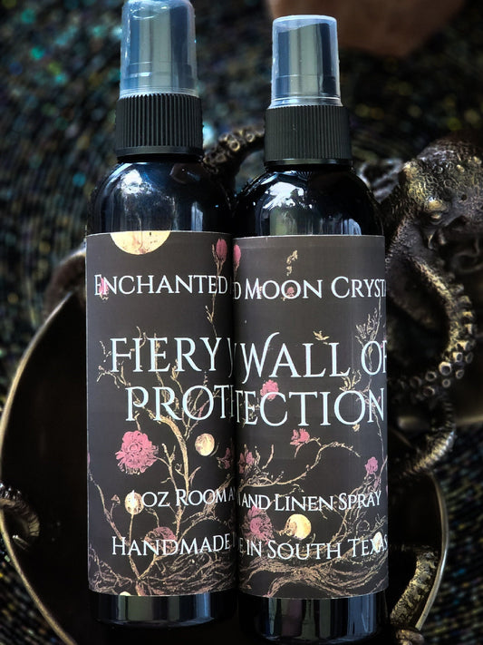 Fiery Wall of Protection Room and Linen Spray, Block Negativity, Curse Removal, Witchcraft Supplies, Banishing, Spiritual House Protection