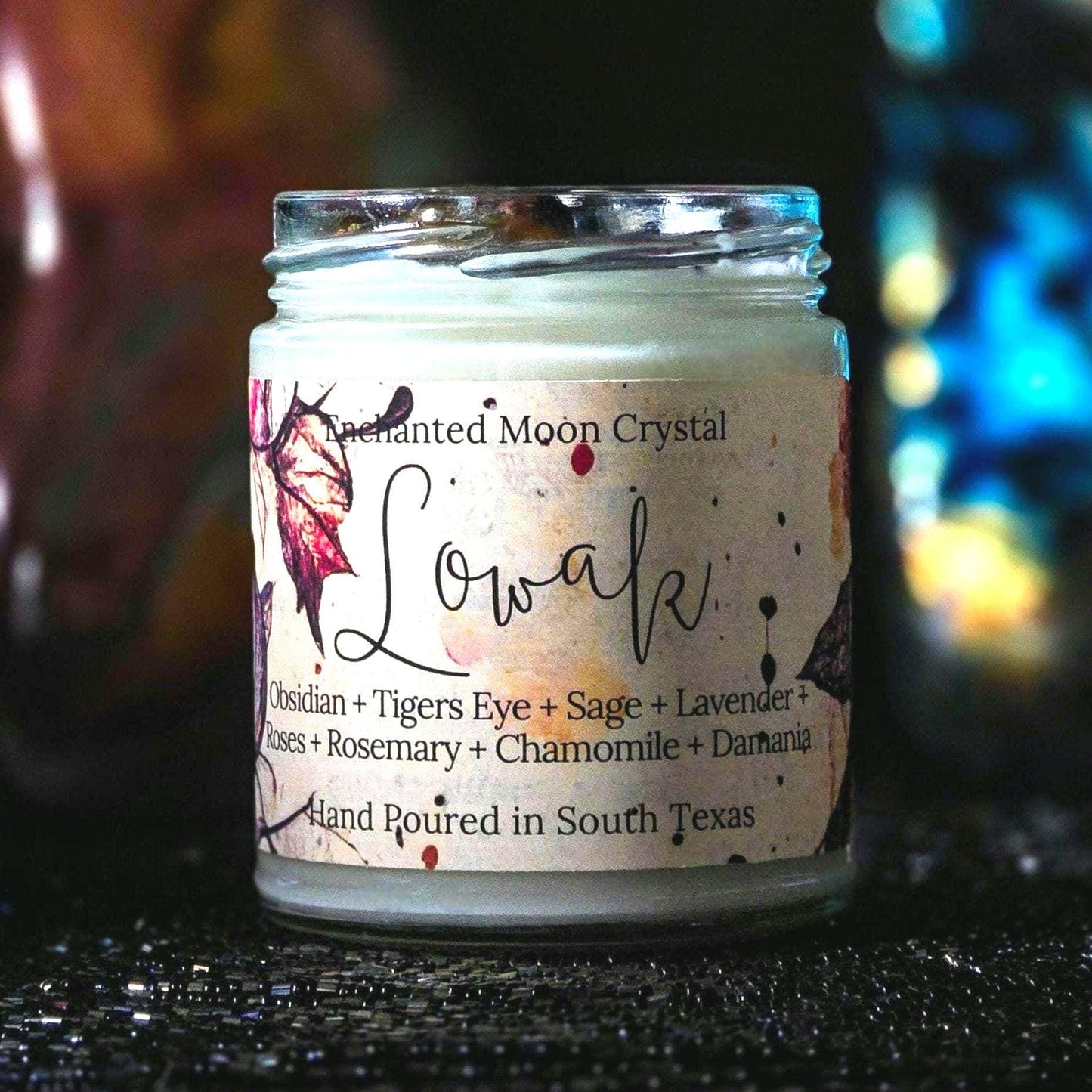 Lowak Earth Energy Candle, Sun Energy, Warm Weather Witch, Ancient Wisdom, Connection to Nature, Joyfull Energy, Vitality, Heart Centered