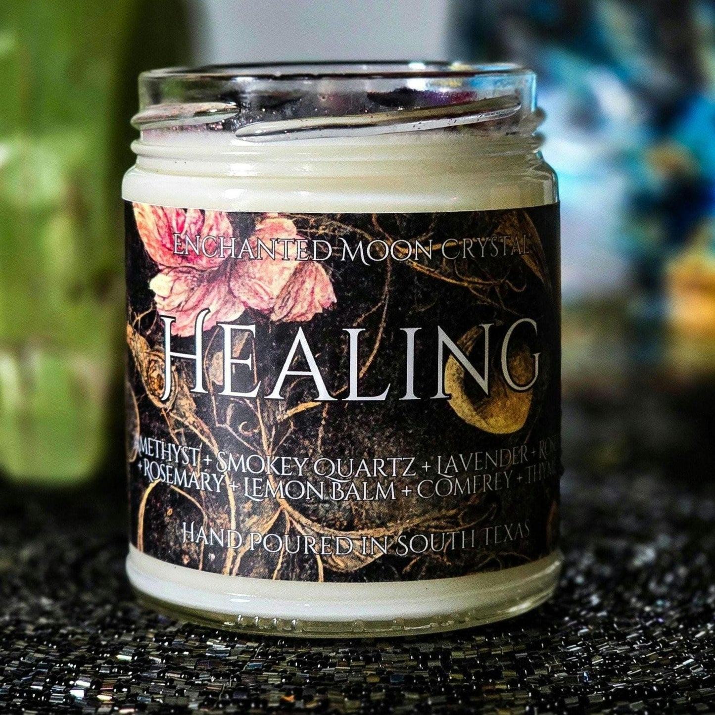 Healing Ritual Candle, Spiritual Cleanse, Emotional Protection, Chakra Balancing, Inner Peace, Sacred Rest, Calming, Illness Recovery, Peace
