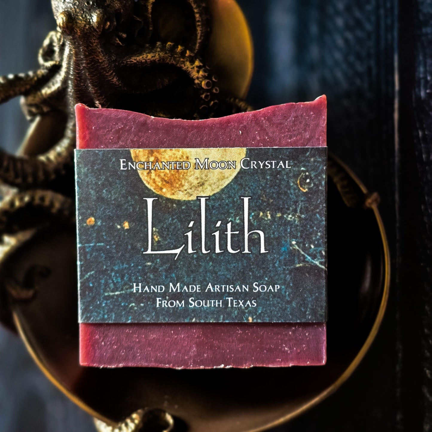 Lilith Soap, Handcrafted Artisan Soap, Ritual Bath Soap, Spiritual Cleanse, Deity Invocation, Spiritual Guidance, Witchcraft Beauty Soap