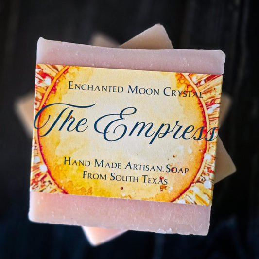 The Empress Soap, Handcrafted Artisan Soap, Ritual Bath Soap, Spiritual Cleanse, Nature Witch, Spiritual Guidance, Witchcraft Beauty Soap