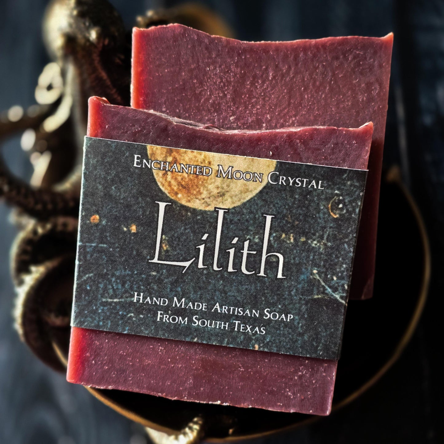 Lilith Soap, Handcrafted Artisan Soap, Ritual Bath Soap, Spiritual Cleanse, Deity Invocation, Spiritual Guidance, Witchcraft Beauty Soap
